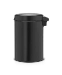 Brabantia NewIcon Wandprullenbak - 3 L - Matt Black -Beste Woninginrichting Winkel 990x1200